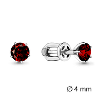 Серьги пусеты 925