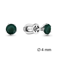 Серьги пусеты 925
