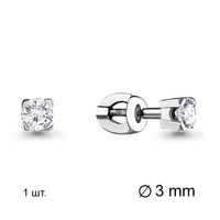 Серьги пусеты 925